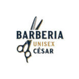 Barberia Unisex Cesar. Site Logo